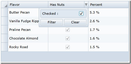 CheckBoxFilter CheckBoxFilter
